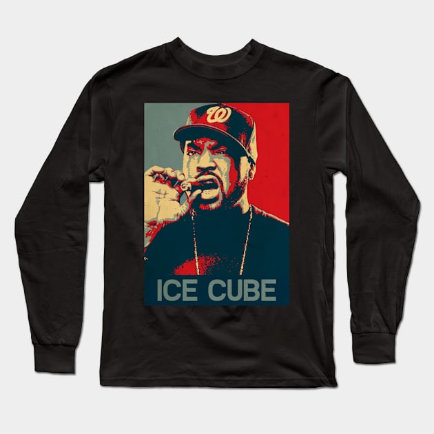 ICE CUBE Long Sleeve T-Shirt by IMAM HAHAHA